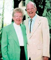 Marta Weeks Wulf and her late husband, L. Austin Weeks.